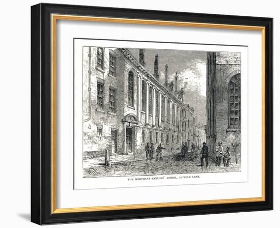 The Merchant Taylors School, Suffolk Lane, 1878-Walter Thornbury-Framed Giclee Print