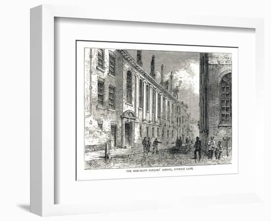 The Merchant Taylors School, Suffolk Lane, 1878-Walter Thornbury-Framed Giclee Print