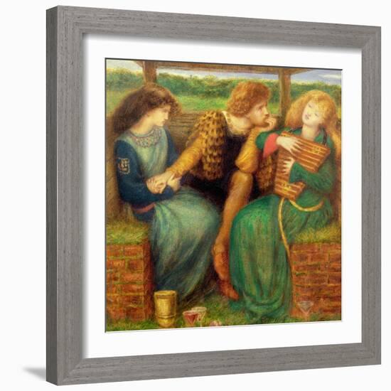 The Merciless Lady-Dante Gabriel Rossetti-Framed Giclee Print