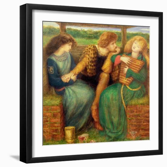 The Merciless Lady-Dante Gabriel Rossetti-Framed Giclee Print