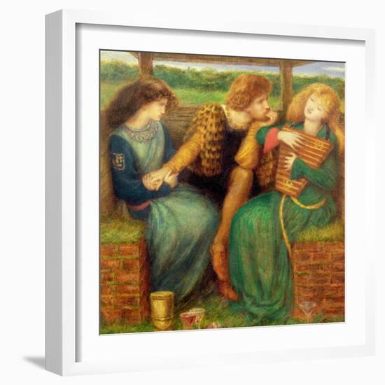 The Merciless Lady-Dante Gabriel Rossetti-Framed Giclee Print