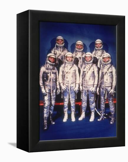 The Mercury Seven Astronauts, 1959-null-Framed Premier Image Canvas