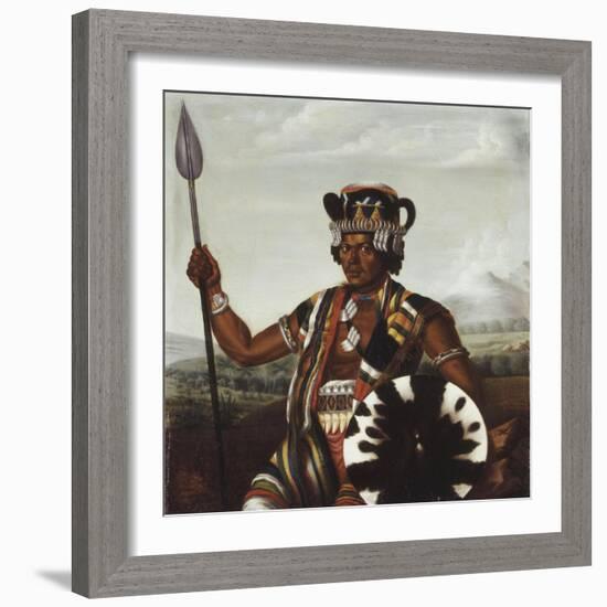 The Merina Governor, Rafaralahy, of the Fort at Foule Point, Madagascar-L. Lemaire-Framed Giclee Print