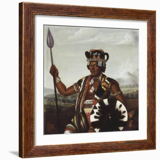 The Merina Governor, Rafaralahy, of the Fort at Foule Point, Madagascar-L. Lemaire-Framed Giclee Print