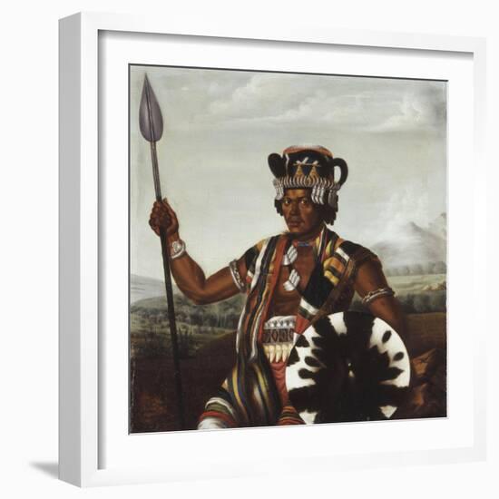 The Merina Governor, Rafaralahy, of the Fort at Foule Point, Madagascar-L. Lemaire-Framed Giclee Print