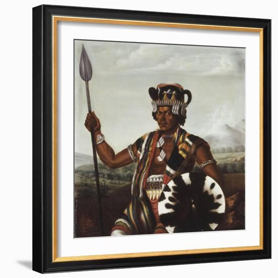 The Merina Governor, Rafaralahy, of the Fort at Foule Point, Madagascar-L. Lemaire-Framed Giclee Print