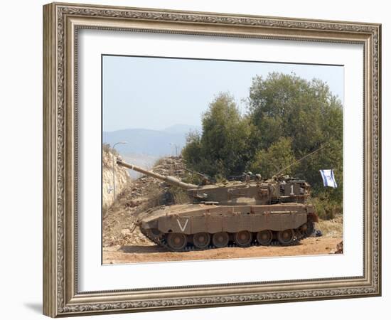 The Merkava Mark III-D main battle tank of the Israel Defense Force-Stocktrek Images-Framed Photographic Print