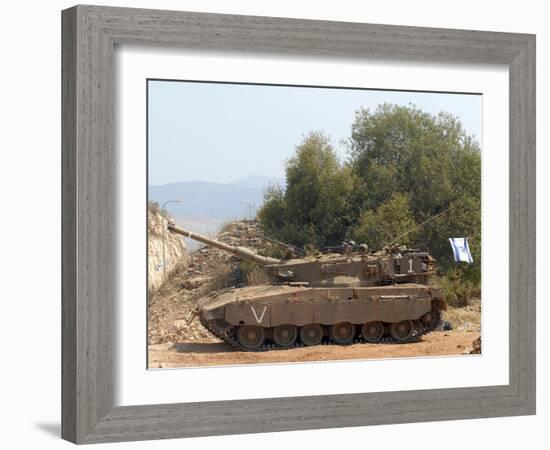 The Merkava Mark III-D main battle tank of the Israel Defense Force-Stocktrek Images-Framed Photographic Print