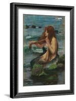 The Mermaid, 1892-John William Waterhouse-Framed Giclee Print