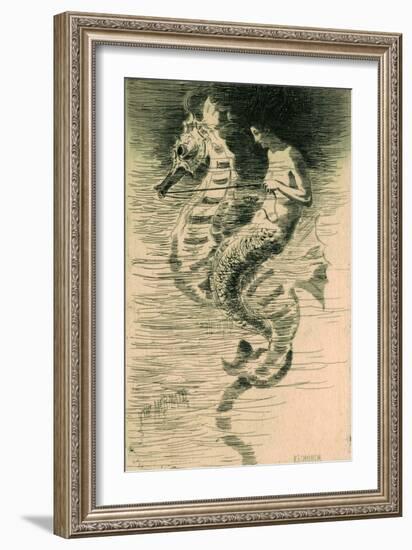 The Mermaid, c.1880-Frederick Stuart Church-Framed Giclee Print