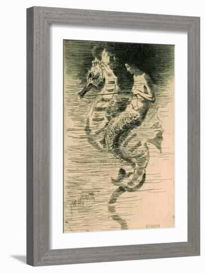 The Mermaid, c.1880-Frederick Stuart Church-Framed Giclee Print