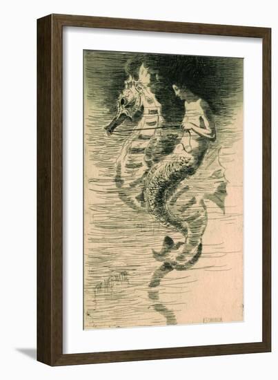 The Mermaid, c.1880-Frederick Stuart Church-Framed Giclee Print