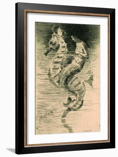 The Mermaid, c.1880-Frederick Stuart Church-Framed Giclee Print