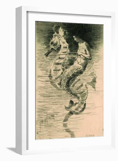The Mermaid, c.1880-Frederick Stuart Church-Framed Giclee Print