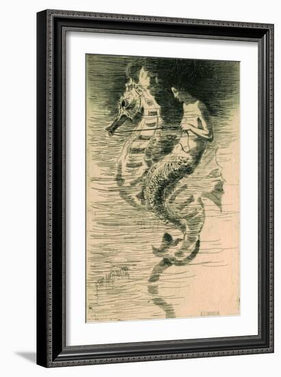 The Mermaid, c.1880-Frederick Stuart Church-Framed Giclee Print