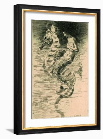 The Mermaid, c.1880-Frederick Stuart Church-Framed Giclee Print