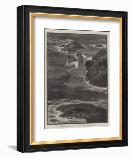 The Mermaid of Lighthouse Point-Amedee Forestier-Framed Giclee Print