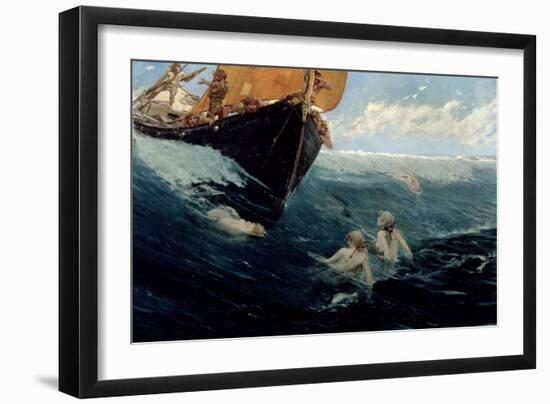 The Mermaid's Rock, 1894-Edward Matthew Hale-Framed Giclee Print