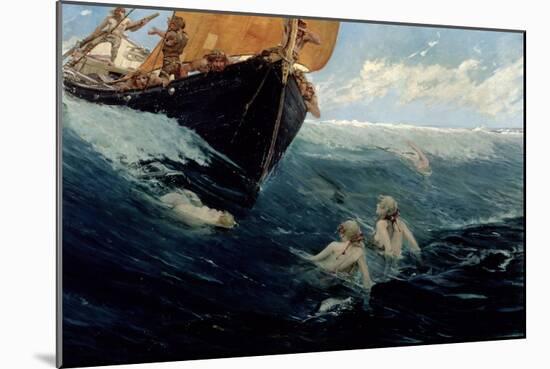 The Mermaid's Rock, 1894-Edward Matthew Hale-Mounted Giclee Print