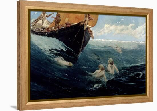 The Mermaid's Rock, 1894-Edward Matthew Hale-Framed Premier Image Canvas