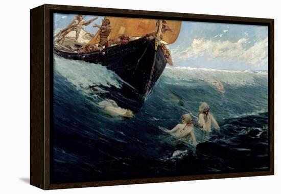 The Mermaid's Rock, 1894-Edward Matthew Hale-Framed Premier Image Canvas