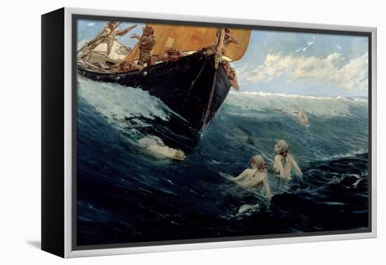 The Mermaid's Rock, 1894-Edward Matthew Hale-Framed Premier Image Canvas