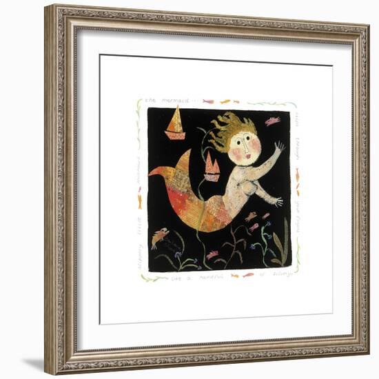 The Mermaid Slips through your Fingers-Barbara Olsen-Framed Giclee Print