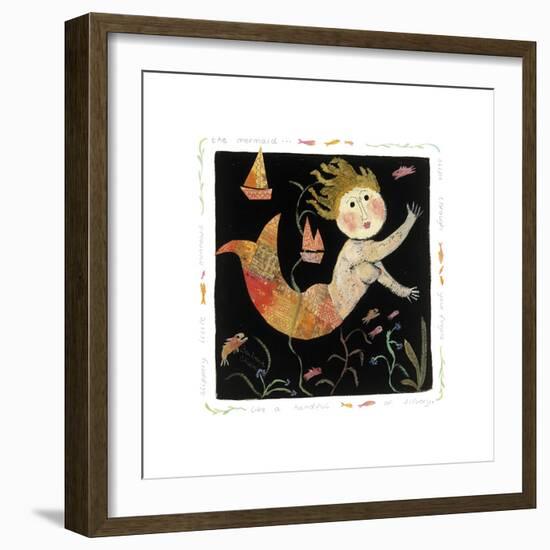 The Mermaid Slips through your Fingers-Barbara Olsen-Framed Giclee Print