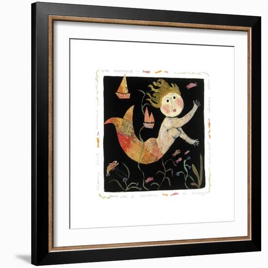 The Mermaid Slips through your Fingers-Barbara Olsen-Framed Giclee Print