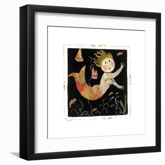 The Mermaid Slips through your Fingers-Barbara Olsen-Framed Giclee Print