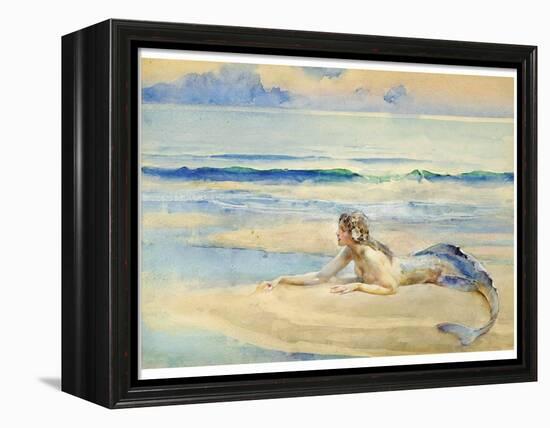 The Mermaid-John Reinhard Weguelin-Framed Stretched Canvas