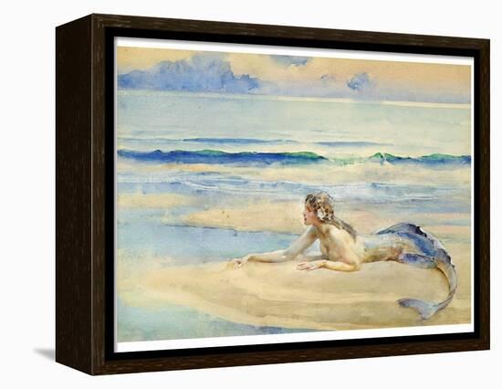 The Mermaid-John Reinhard Weguelin-Framed Stretched Canvas