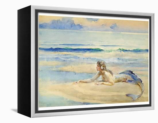 The Mermaid-John Reinhard Weguelin-Framed Stretched Canvas