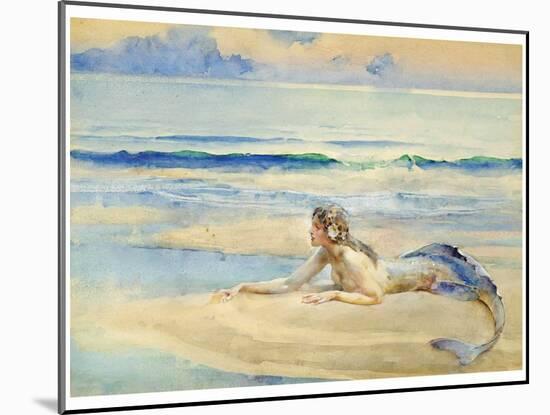 The Mermaid-John Reinhard Weguelin-Mounted Art Print