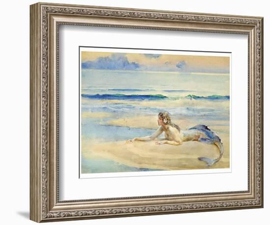 The Mermaid-John Reinhard Weguelin-Framed Premium Giclee Print