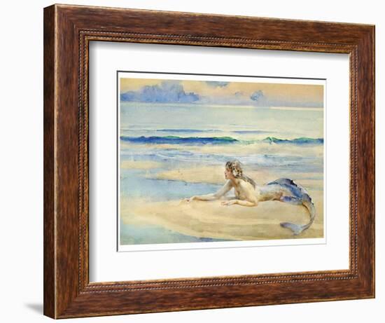 The Mermaid-John Reinhard Weguelin-Framed Premium Giclee Print