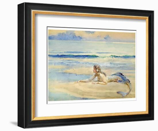 The Mermaid-John Reinhard Weguelin-Framed Premium Giclee Print