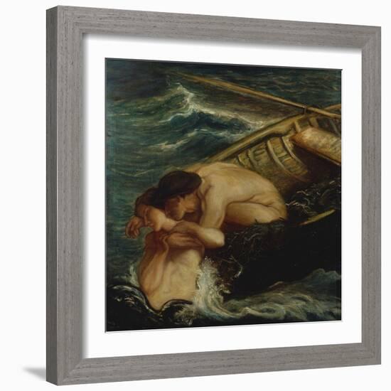 The Mermaid-Charles Haslewood Shannon-Framed Giclee Print