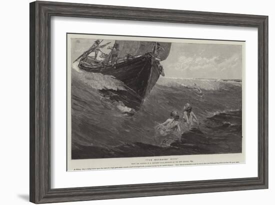 The Mermaids' Rock-Edward Matthew Hale-Framed Giclee Print