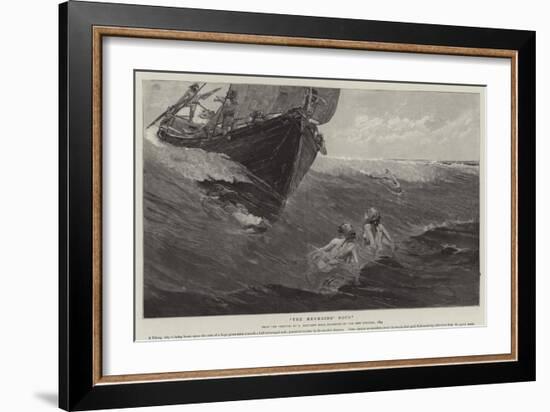 The Mermaids' Rock-Edward Matthew Hale-Framed Giclee Print