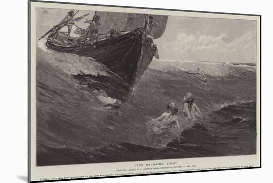 The Mermaids' Rock-Edward Matthew Hale-Mounted Giclee Print