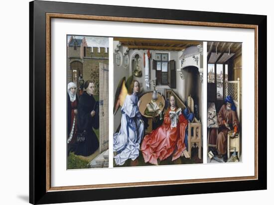 The Merode Altarpiece-Robert Campin-Framed Giclee Print