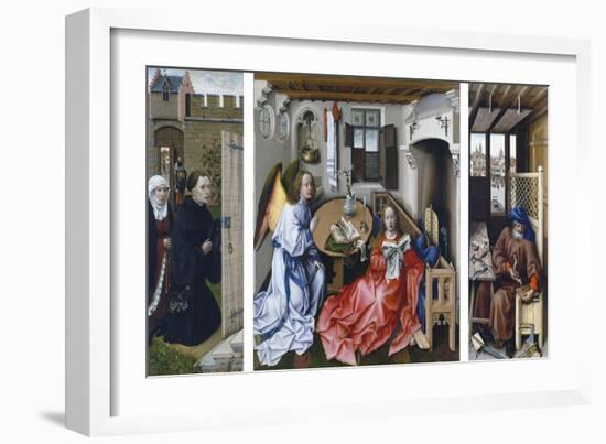 The Merode Altarpiece-Robert Campin-Framed Giclee Print