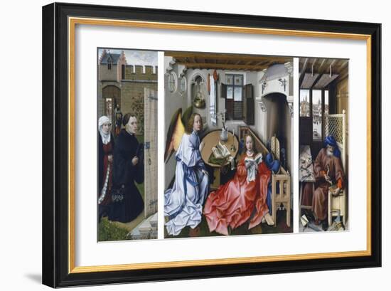 The Merode Altarpiece-Robert Campin-Framed Giclee Print