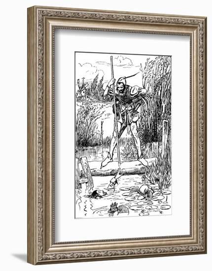 The Merry Adventures of Robin Hood-Howard Pyle-Framed Premium Giclee Print