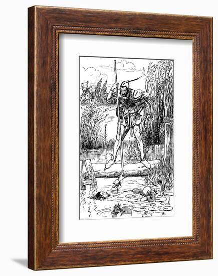 The Merry Adventures of Robin Hood-Howard Pyle-Framed Premium Giclee Print