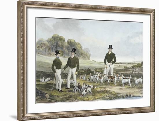 The Merry Beaglers-Harry Hall-Framed Premium Giclee Print