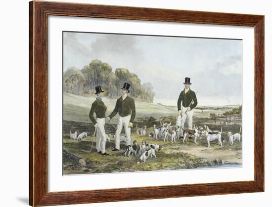 The Merry Beaglers-Harry Hall-Framed Premium Giclee Print