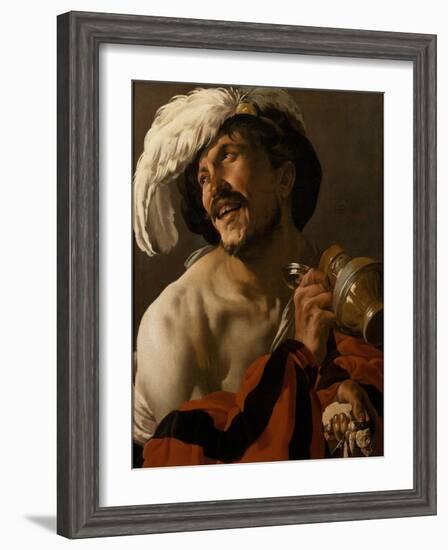 The Merry Drinker, 1625-Hendrick Jansz Terbrugghen-Framed Giclee Print