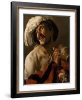 The Merry Drinker, 1625-Hendrick Jansz Terbrugghen-Framed Giclee Print